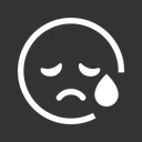 Free Crying Emoji Expression Icon