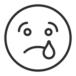 Free Crying Face Emoji Icon