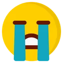 Free Crying Face  Icon