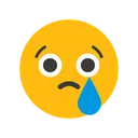 Free Crying Face Emotion Emoticon Icon