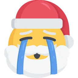 Free Crying Santa  Icon