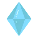 Free Crystal Diamond Gem Icon