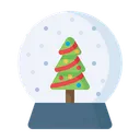 Free Crystalball Snowfall Gift Icon