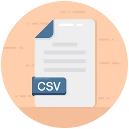 Free Csv File  Icon