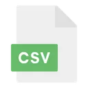 Free Csv  Icon