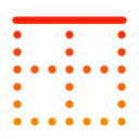 Free Puntos De Cuadricula Superior Alineacion Diseno Icono