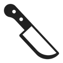 Free Cuchillo Alto Contraste Icono