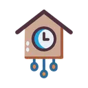 Free Time Clock Wall Clock Icon