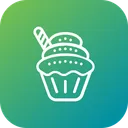Free Cupcake Sweet Dessert Icon