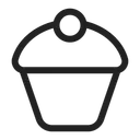 Free Cupcake Dessert Muffin Icon