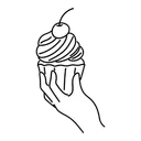 Free Cupcake  Icon