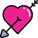 Free Cupid Arrow In Love February Icon