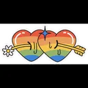 Free Cupid love arrow sticker  Icon