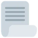 Free Curl Document Page Icon