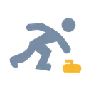 Free Curling Esporte No Gelo Pedras E Vassouras Ícone