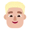 Free Curly Hair Man Icon