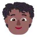 Free Curly Hair Flat Icon