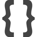 Free Curly Brackets Icon