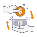 Free Currency exchange  Icon