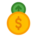 Free Currency Growth  Icon