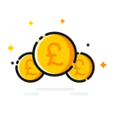 Free Currency Pound Finance Icon