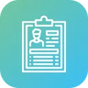 Free Curriculum Vitae Cv Empleado Icon