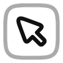 Free Cursor Square Cursor Mouse Clicker Icon