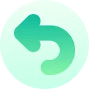 Free Curve Arrow  Icon