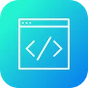 Free Custom Coding Website Icon