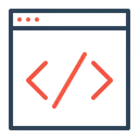 Free Custom Coding Website Icon