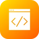 Free Custom Coding Website Icon