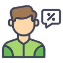 Free Customer Care Offer Icon