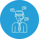 Free Customer Supprot Consultant Icon