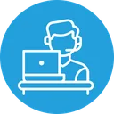 Free Customer Care Representative Icon