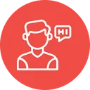 Free Customer Communication Message Icon