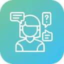 Free Customer questions  Icon