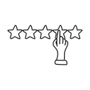 Free Customer Rate  Icon