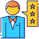 Free Customer Rating Review Icon