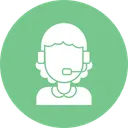 Free Call Centre Consultant Customer Service Icône