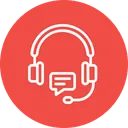 Free Headphone Customer Care Icon