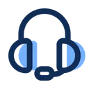 Free Customer Support Microphone Communications Icon