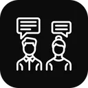 Free Office Chatting Communication Icon