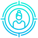 Free Customer Target Client Icon