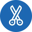 Free Cut Scissor Trim Icon