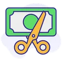 Free Cut Money Cut Price Cut Icon