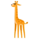 Free Cute Animal Giraffe  Icon