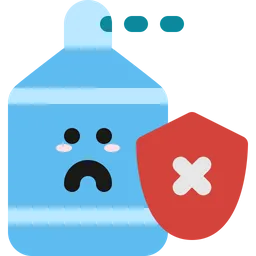 Free Cute Antiseptic Sanitizer attention  Icon