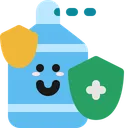 Free Cute Antiseptic Sanitizer double protection  Icon