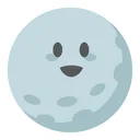 Free Cute Happy Moon  Icon