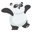 Free Cute Panda Sticker Panda Cute Icon
